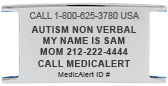 Child Titanium Medical ID Bracelet, , pemblem image number 0
